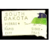 SOUTH DAKOTA PIN SD STATE SHAPE PINS